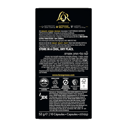 L'OR Papua New Guinea Espresso Capsules